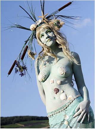 Lễ hội vẽ tranh trên cơ thể trần tại Đức_0