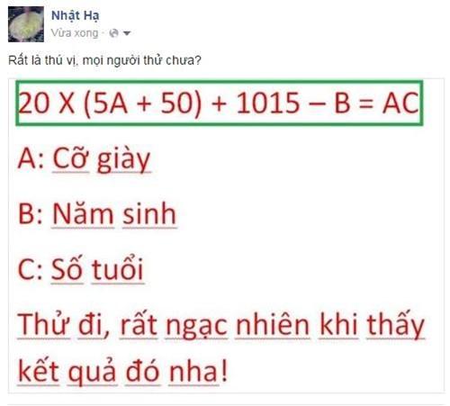 Dân mạng phấn khích với cách tính tuổi từ cỡ giày - 1