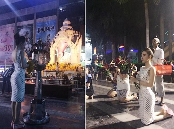 Sao Việt lố lăng khi đi chùa - 2