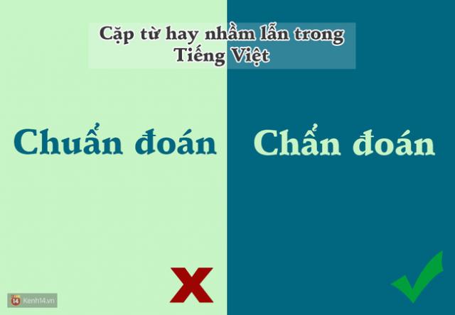 10 cặp từ ai cũng hay bị lẫn lộn trong Tiếng Việt - 7