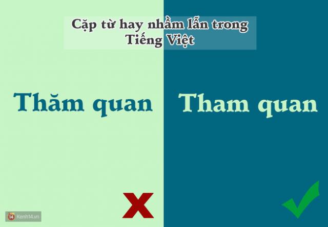 10 cặp từ ai cũng hay bị lẫn lộn trong Tiếng Việt - 8