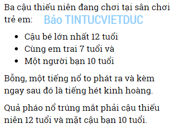 berlin kinh hoang phao hoa no trung mat hai tre bi thuong nang