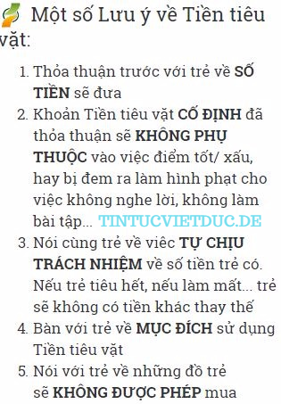 tien tieu vat cho tre