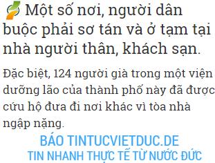 Đức: Ngập lụt do mưa lớn, hàng nghìn người dân sẵn sàng sơ tán - 2