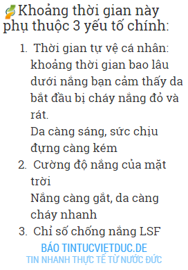 kem chong nang o duc