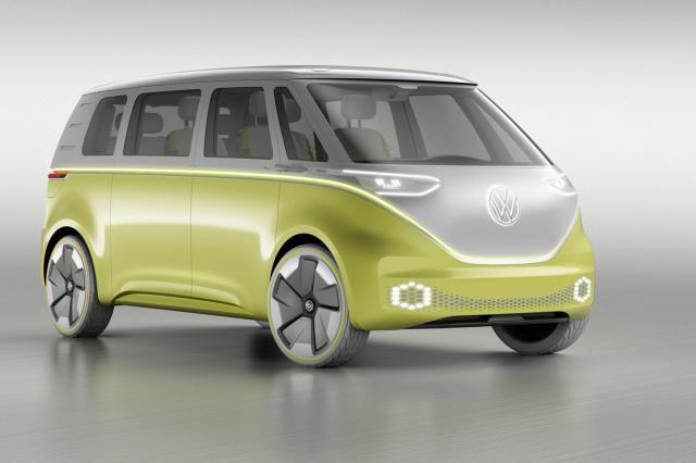 Volkswagen nghiên cứu chế tạo tạo xe Bus mini I.D Buzz không người lái - 0