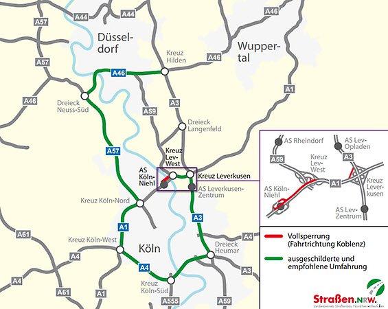 Đức: Nghi ngờ có bom dưới lòng đường cao tốc, Autobahn A1 cấm đường trên diện rộng nhiều ngày - 1