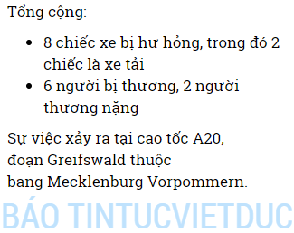 tai nan tren cao toc a20 o duc