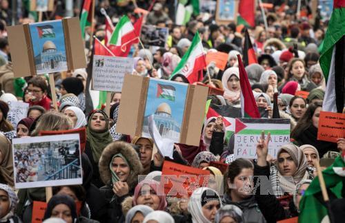 Frankfurt: Biểu tình phản đối Mỹ công nhận Jerusalem là thủ đô của Israel - 0