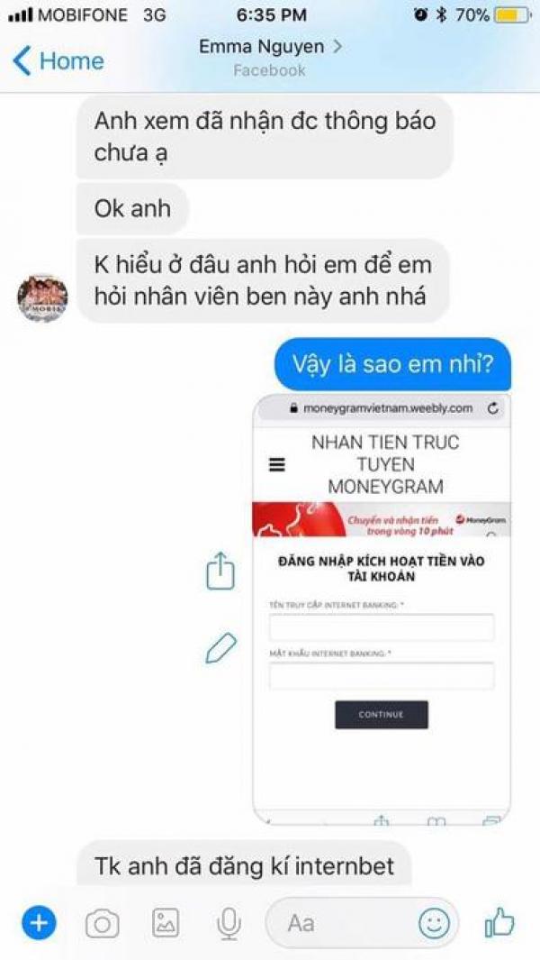 Thủ đoạn lừa đảo mới nhất qua Facebook: Nạn nhân người Việt bị rút mất hàng chục ngàn Úc kim khỏi tài khoản ngân hàng - 3