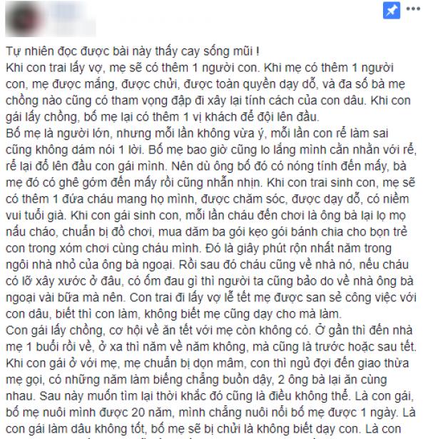 Bài viết gây bão MXH: Con gái là mối làm ăn lỗ vốn lớn nhất trong cuộc đời bố mẹ - 4