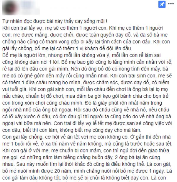 Bài viết gây bão MXH: Con gái là mối làm ăn lỗ vốn lớn nhất trong cuộc đời bố mẹ - 4