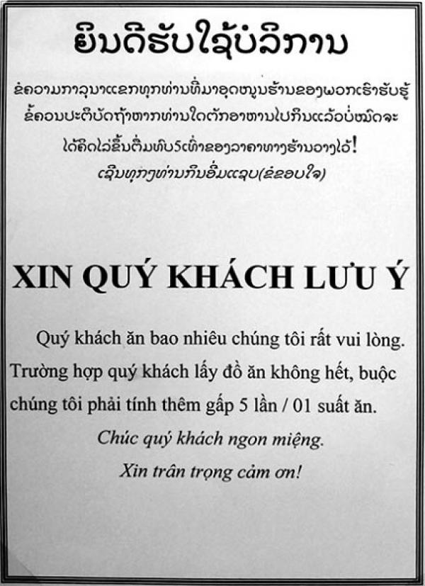 Những tấm biển tiếng Việt ở nước ngoài – nhìn mà thấy xấu hổ - 5