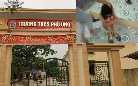 42 1 Nu Sinh Hung Yen Lot Quan Ao Danh Hoi Dong Giua Lop Dinh Chi Hieu Truong
