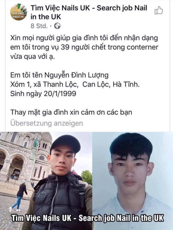 42 4 It Nhat 6 Trong So 39 Thi The Trong Xe Tai O Anh Co The La Nguoi Viet