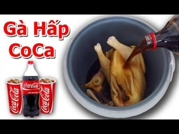 42 1 Hap Ga Voi Qua Cam Va Nuoc Coca Huong Vi La Ngon Kho Cuong