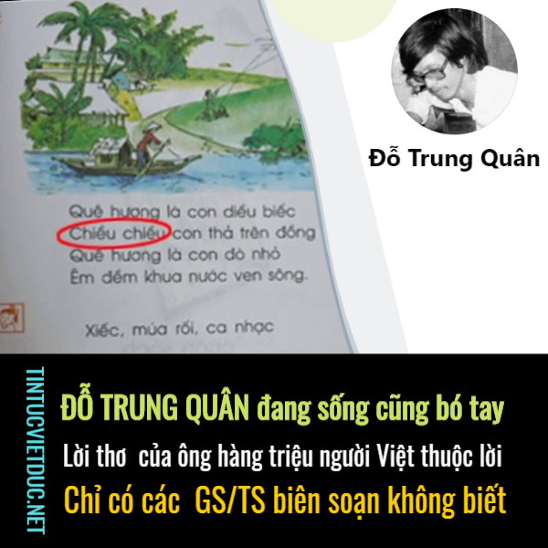 cau tha nham nhi va luu manh trong sach giao khoa tieng viet tho do trung quan