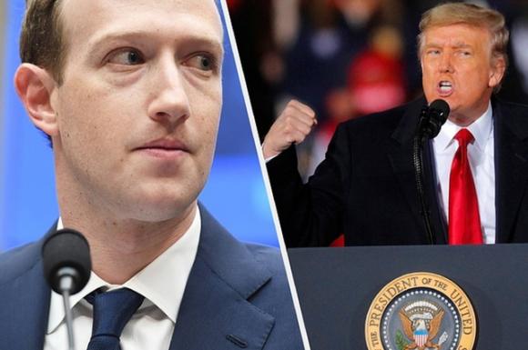 42 1 Facebook Instagram Cua Ong Trump Bi Khoa Vo Thoi Han