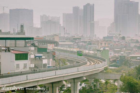 42 5 Tuyen Duong Sat Cat Linh   Ha Dong Hoan Thanh Lo Ra Mot Khung Canh Thanh Pho Ha Noi Tu Tren Cao Dep Den Kinh Ngac Va Phai Noi Con Day Hanh Dien