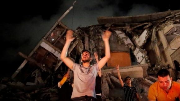 42 3 Dan Gaza Nua Dem An Mung Sau Lenh Ngung Ban Hamas Israel