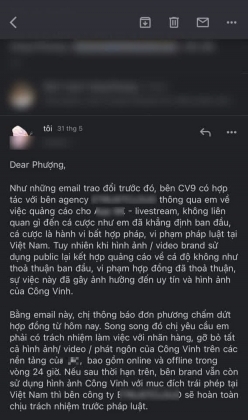 5 Cong Vinh Len Tieng Ve Nghi Van Pr Cho Ung Dung Ca Do Bong Da Tuyen Bo Bi Loi Dung Va Moi Luat Su Vao Cuoc
