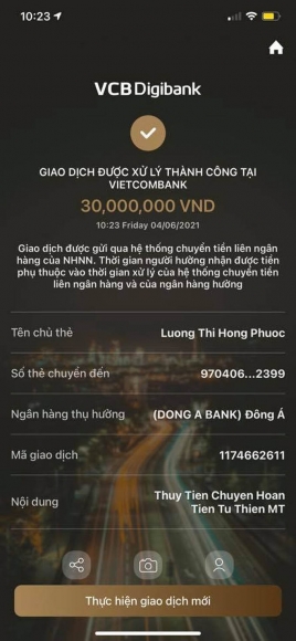 4 Thuy Tien Len Tieng Xin Loi Vu Chuyen Nham So Tien 30 Trieu
