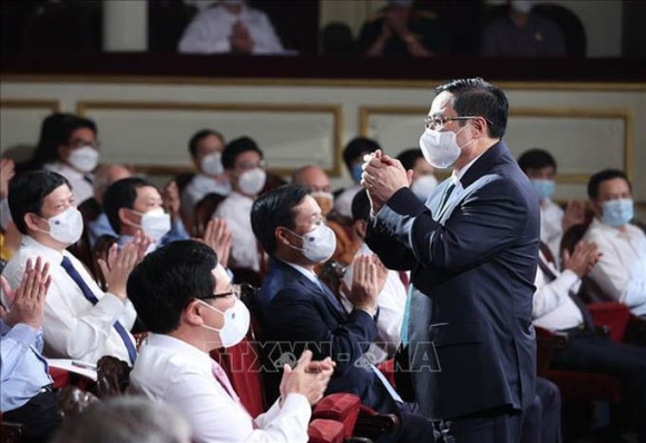 1 Thu Tuong Chinh Phu Pham Minh Chinh Du Le Ra Mat Quy Vaccine Phong Covid 19