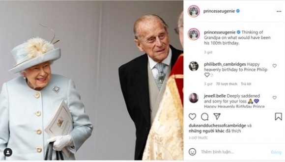 3 Vo Chong Cong Nuong Kate Co Dong Thai Tinh Te Nhan Sinh Nhat 100 Tuoi Cua Co Hoang Te Philip Trai Nguoc Hoan Toan Voi Nha Meghan