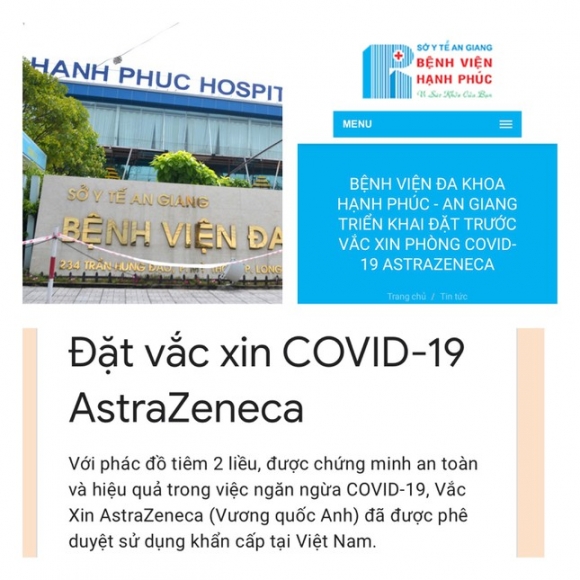 1 Tuyt Coi Benh Vien Tu Thong Bao Tiem Vac Xin Covid Gia 15 Trieu Dong