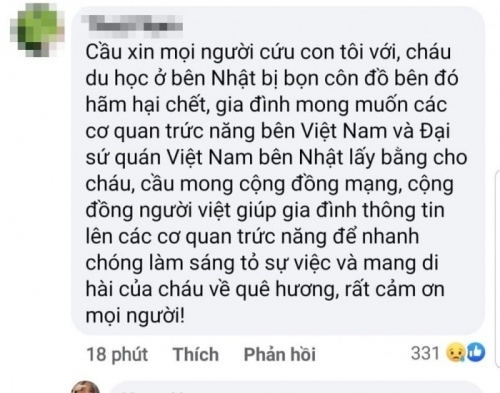 2 Vu Nguoi Viet Bi Day Xuong Song Me That Long Biet Tin Con Qua Facebook