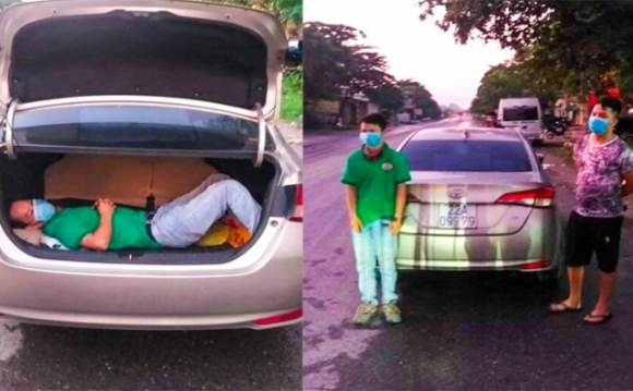 1 Tai Xe Giau Khach Trong Cop O To Di Tu Tuyen Quang Ve Ha Noi