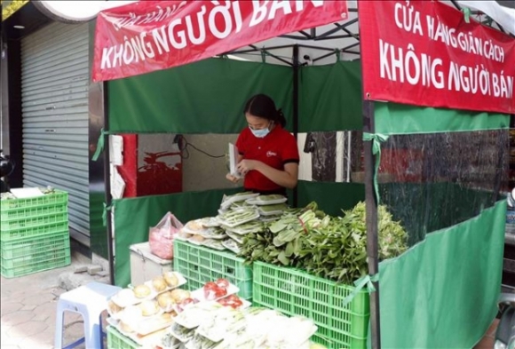 2 Cua Hang Khong Nguoi Ban   Mo Hinh Hay Thoi Gian Cach Xa Hoi