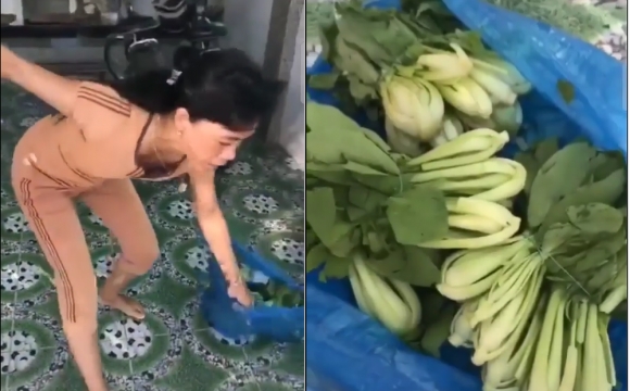 1 Doi Vo Chong Tu Choi Nhan Rau Xanh Tuoi Cam Ca Tui Nem Ra Cua Ho Tro Vay Thi An Gi Xach Ve Di