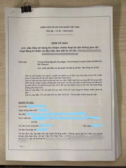 1 Nong Da Co Nguoi Gui Don To Giac Thuy Tien Loi Dung Chiem Doat Tai San Thong Qua Tu Thien