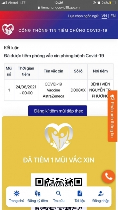 2 Nhieu Nguoi Tiem Du 2 Mui Vaccine Nhung So Suc Khoe Dien Tu Chi Cap Nhat 1 Mui