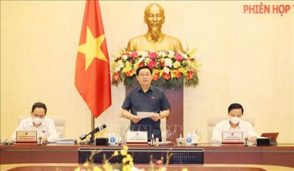 1 Chu Tich Quoc Hoi Vuong Dinh Hue Chu Tri Phien Hop Thu 3 Uy Ban Thuong Vu Quoc Hoi