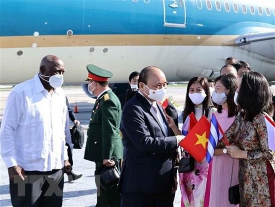 1 Chu Tich Nuoc Toi La Habana Bat Dau Tham Huu Nghi Chinh Thuc Cuba