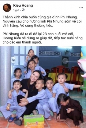 3 Hoang Kieu Bao Ve 23 Con Cua Phi Nhung Vi Cung Mo Coi Nam 3 Tuoi Mong Duoc Dua Cac Be Sang My Nuoi Day Thanh Ty Phu