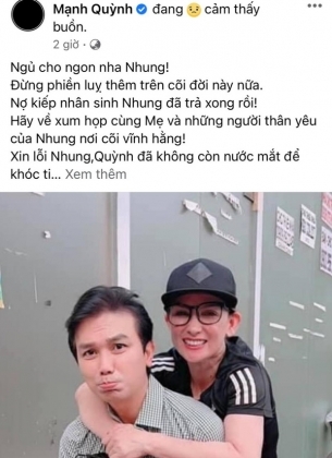 2 Phi Nhung Mat Manh Quynh Nghen Ngao Quynh Da Khong Con Nuoc Mat De Tien Nhung Di