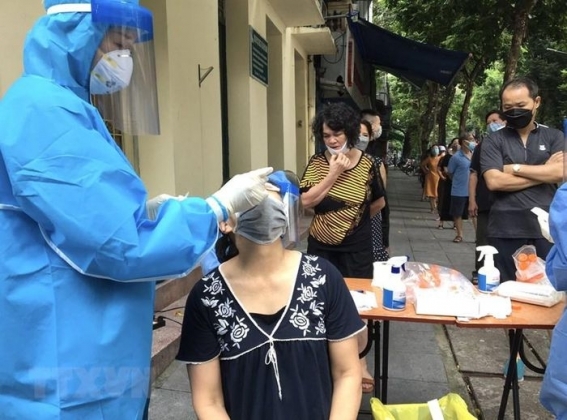 8 Ha Noi Xet Nghiem Dien Rong Cho Cu Dan Quanh Benh Vien Viet Duc