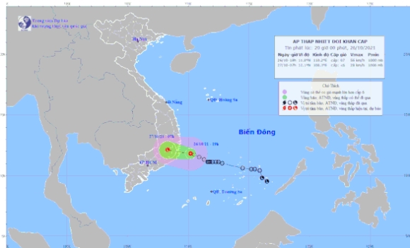 2 Dem 26 Rang 27 10 Ap Thap Nhiet Doi Huong Vao Khanh Hoa Den Binh Thuan Dong Nam Bo Mua Lon