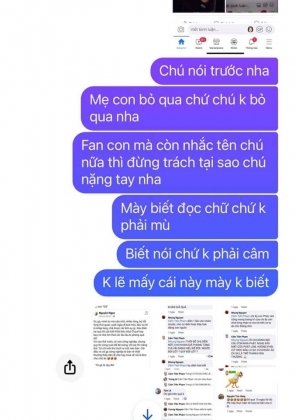 6 Quan Ly Cu Phi Nhung Tung Tin Nhan Rieng Canh Cao Ho Van Cuong To Nam Ca Si Vu Khong Me Nuoi