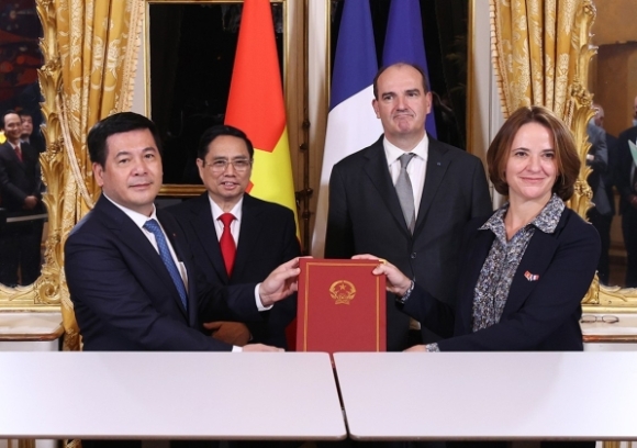 1 Thu Tuong Pham Minh Chinh Va Thu Tuong Phap Chung Kien Nhieu Thoa Thuan Hop Tac Hang Chuc Ty Usd Voi Phap
