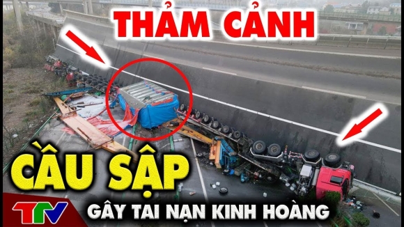 1 Cau Vuot Sap O Trung Quoc Ly Do Tru Cau Khong Chiu Noi Xe Tu Than Lat Up Nhu Phim