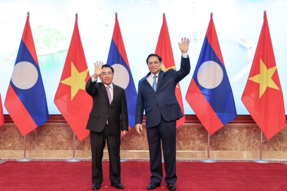 1 Thu Tuong Pham Minh Chinh Hoi Dam Voi Thu Tuong Lao Phankham Viphavanh