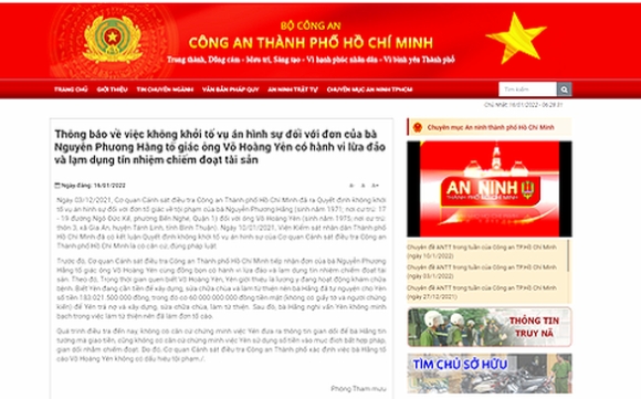 1 Cong An Tphcm Ba Phuong Hang Tu Nguyen Dua Ong Yen 183 Ti Dong