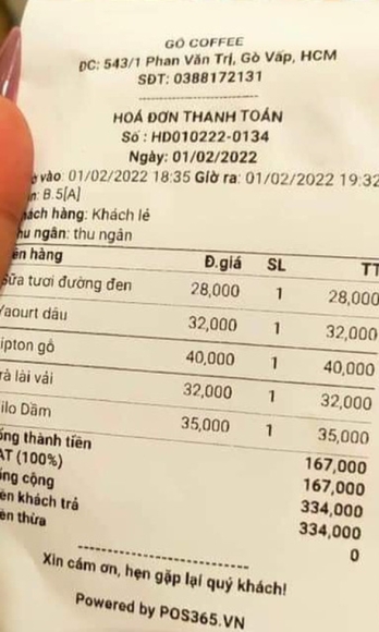 1 Quan Ca Phe Thu Vat 100 Ngay Tet Bi Co Quan Thue Den Xem Xet