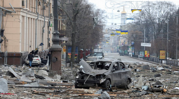 1 Thanh Pho Kharkiv Cua Ukraine Bi Bao Vay