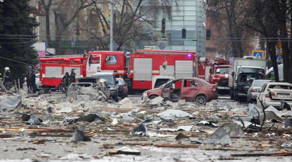 2 Thanh Pho Kharkiv Cua Ukraine Bi Bao Vay