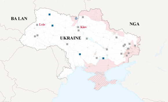 2 Nga Lan Dau Khong Kich Gan Thanh Pho Mien Tay Ukraine